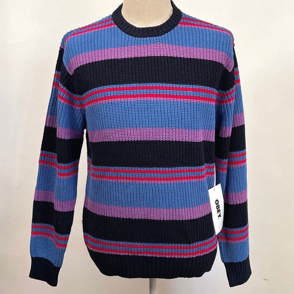Obey Other - Obey Crewneck Sweater "Parker" Navy